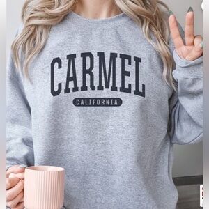 NWOT Port Company Sweatshirt with “Carmel California” Graphic